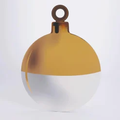 Expositor De Bolas De Navidad 51 X 67 Cm Oro Blanco