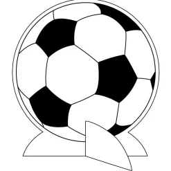 Expositor De Fútbol De Mesa 22 Cm Ø