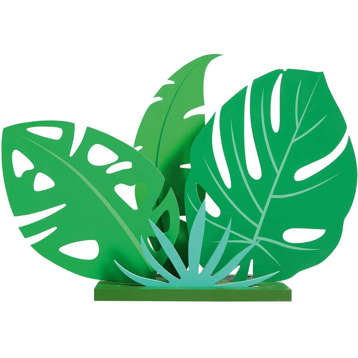 Expositor De Hoja De La Selva De Madera, 57 Cm