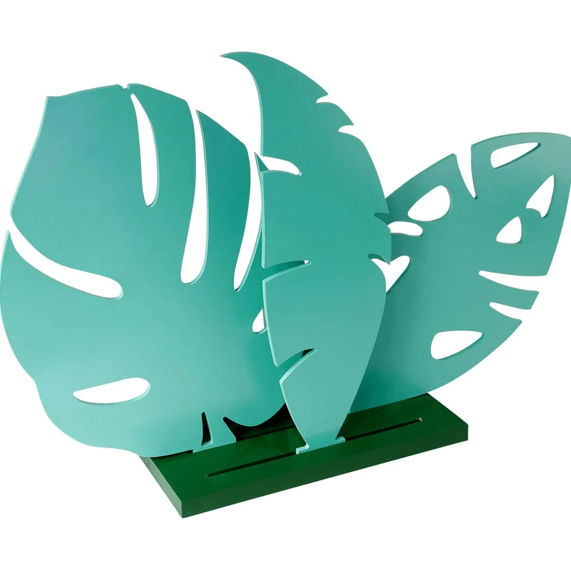 Expositor De Hoja De La Selva De Madera, 57 Cm