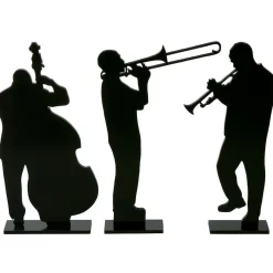 Expositor De Madera "Músico Cubano" 50 Cm
