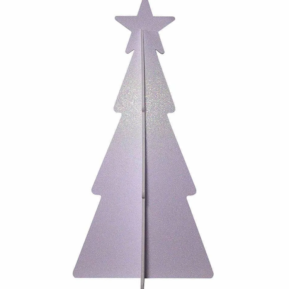 Expositor Decorativo Abeto Blanco, 55 Cm
