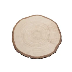 Expositor Decorativo De Discos De Madera Impresos De 30 Cm De Diámetro