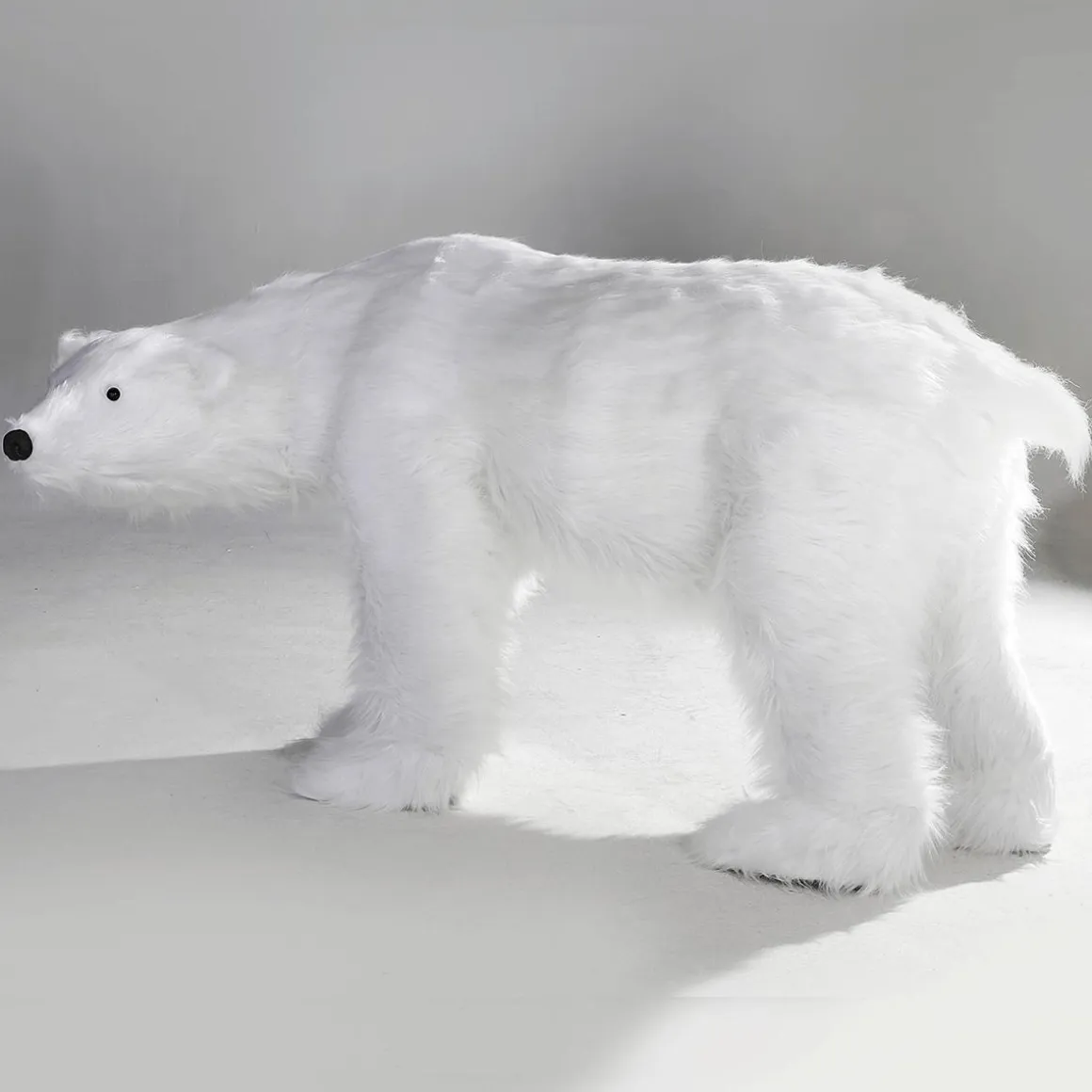 Figura Animal De Tamaño Natural Oso Polar, Altura: 90cm