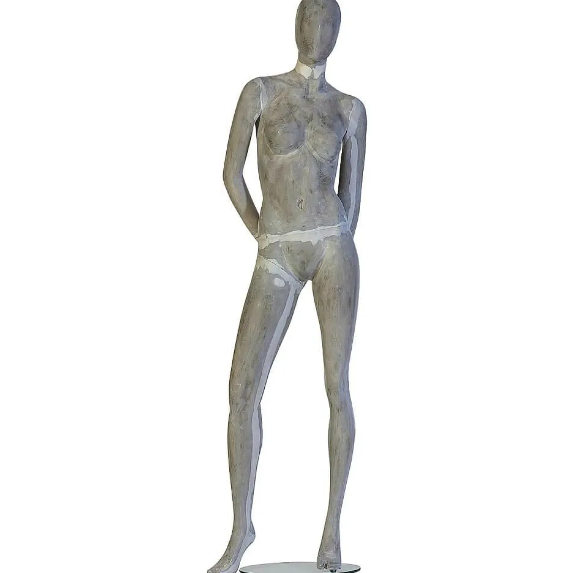 Figura De Ventana "Escultura" Señora, Manos Detrás De B-ware