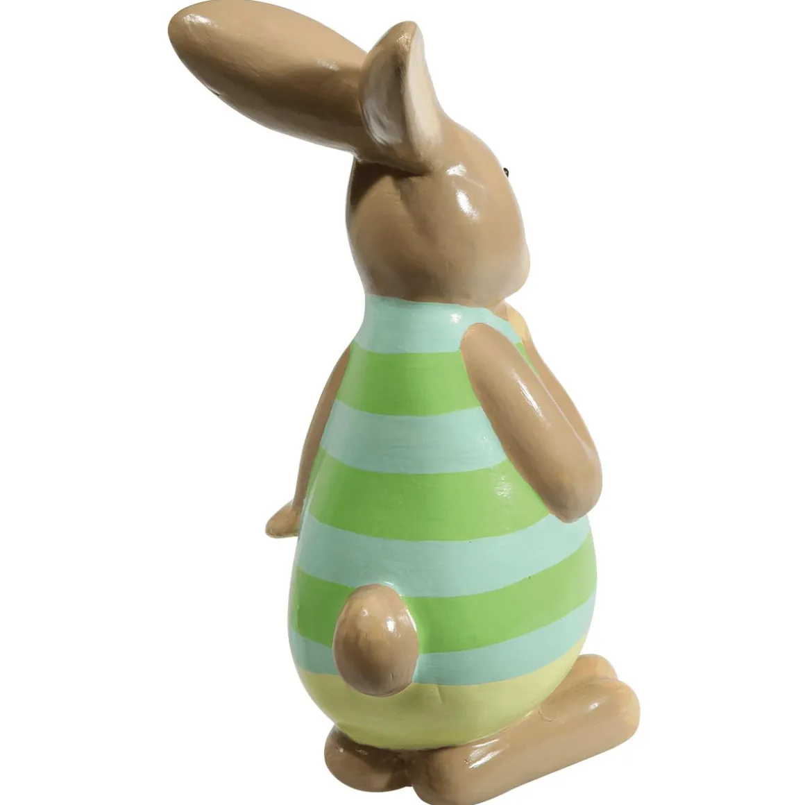 Figura Decorativa Conejo De Pascua Verde, 39 Cm
