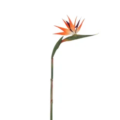 Flor Artificial Strelizias Ave Del Paraíso 14 X 84 Cm Naranja
