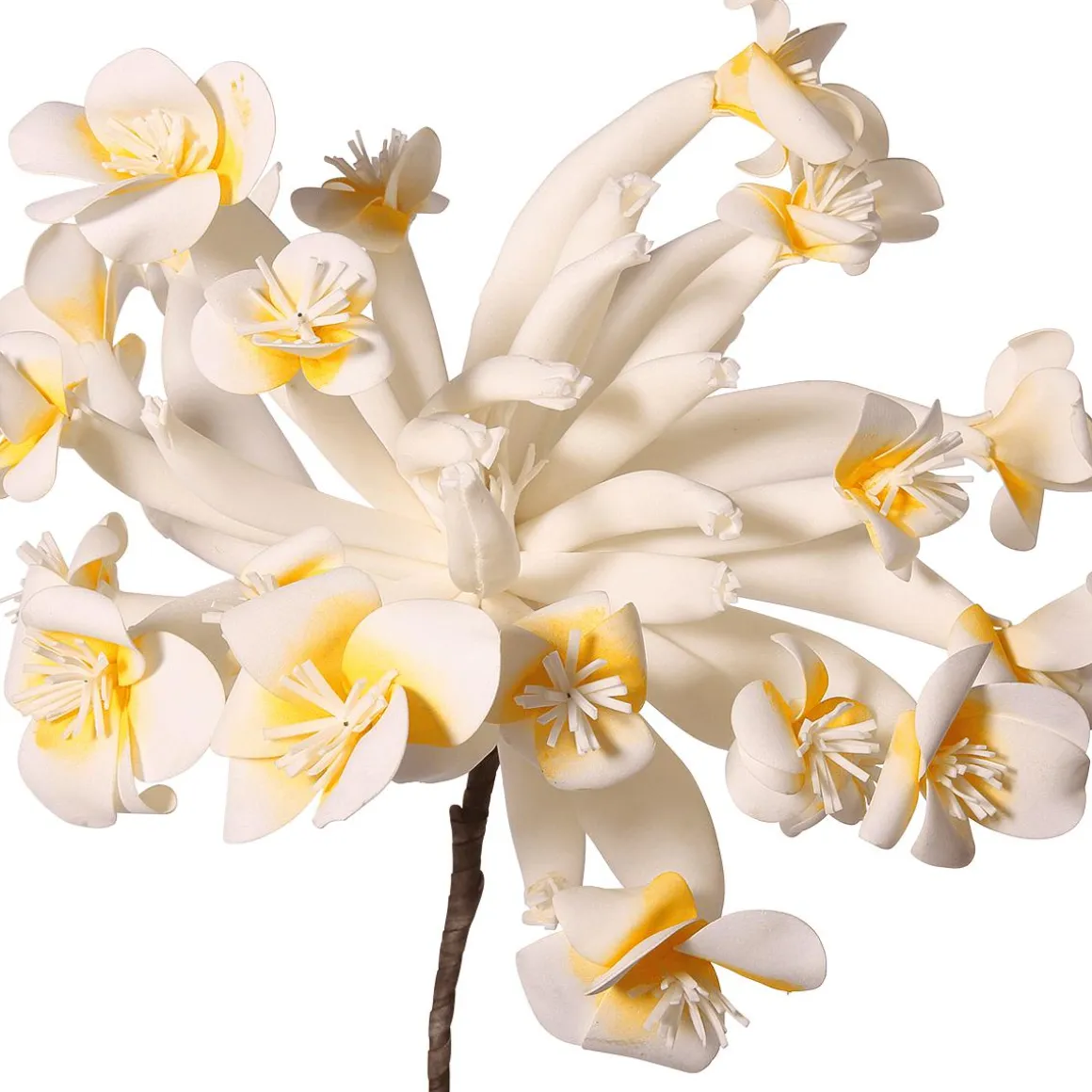 Flor De Plástico Frangipani 85 Cm