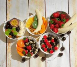 Fresas Alimentos De Imitación 24 Piezas