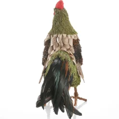 Gallo Decorativo De 21 Cm De Altura