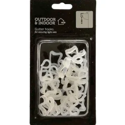 Gancho De Canaletas Para Cadenas De Luces, 24 Piezas