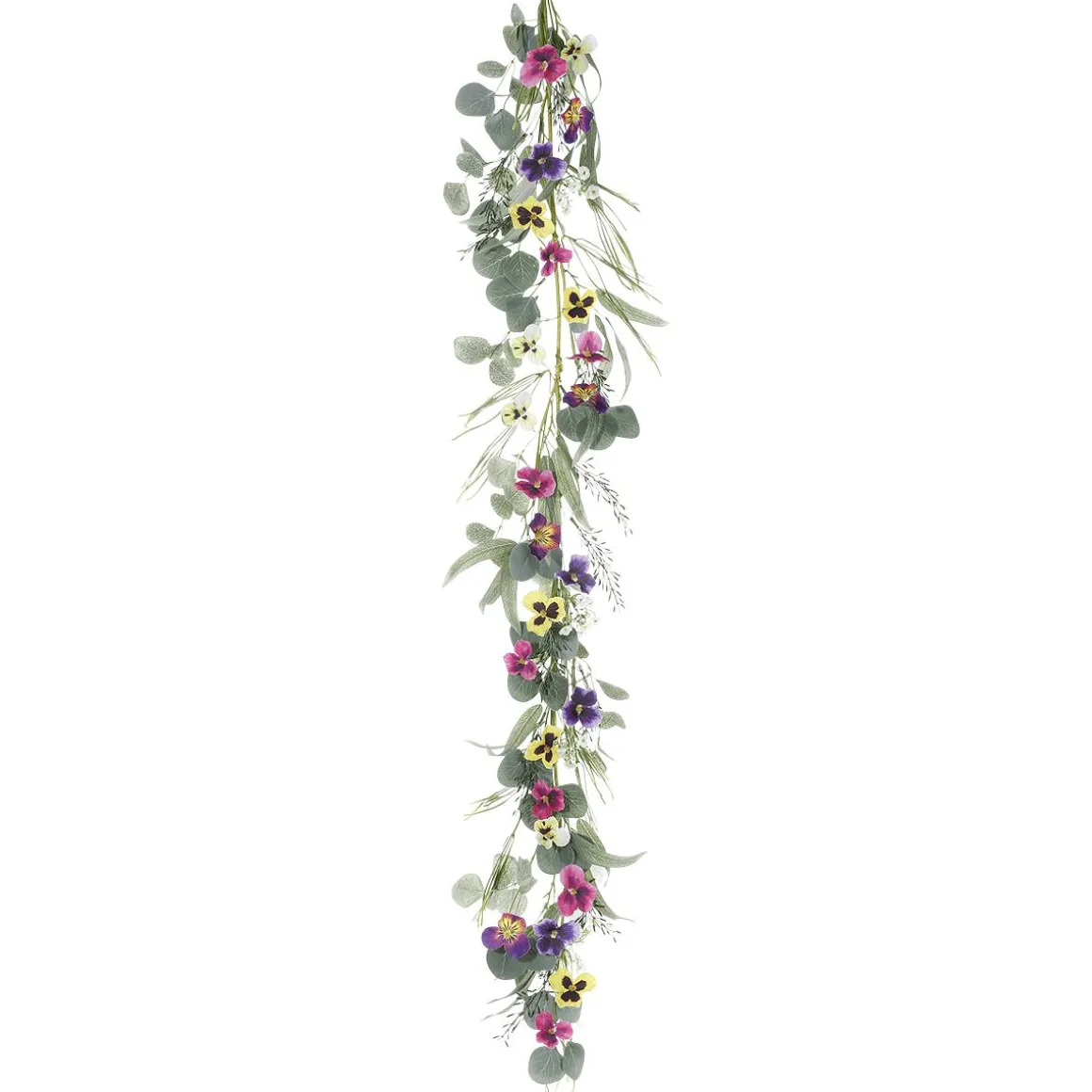 Guirnalda Artificial De Flores Enredadera Colorida 155 Cm