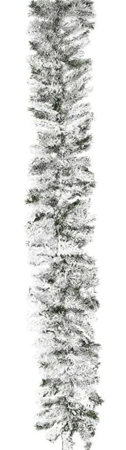 Guirnalda De Abeto Con Copos, 270 Cm, Ø 30 Cm