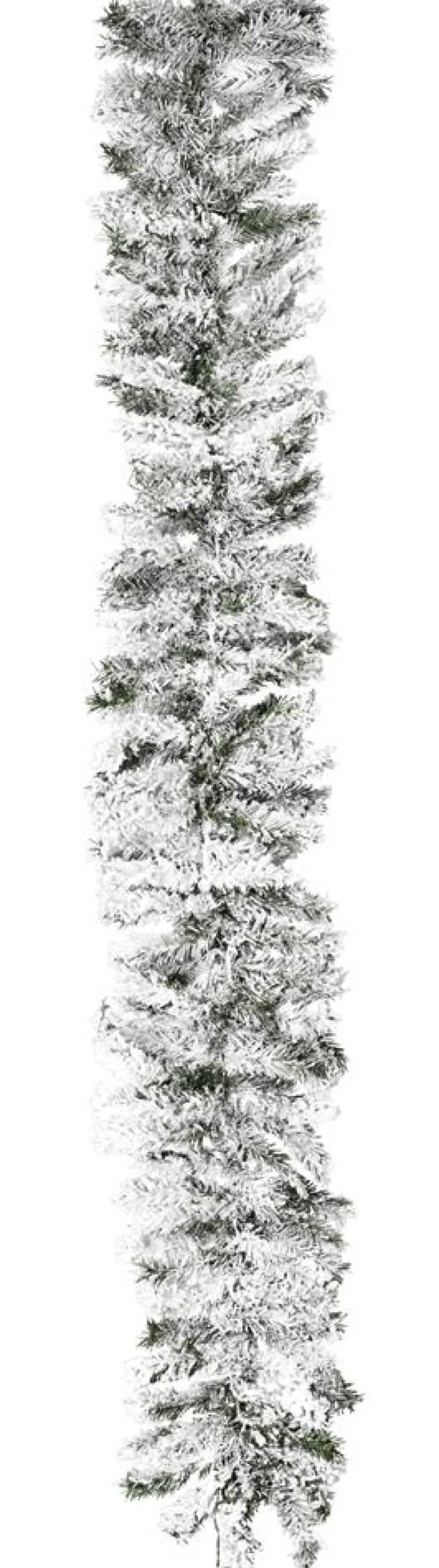 Guirnalda De Abeto Con Copos, 270 Cm, Ø 30 Cm