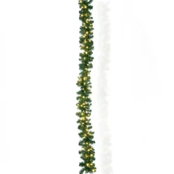 Guirnalda De Abeto Deluxe 270 Cm Con 200LEDs, 25 Cm Ø