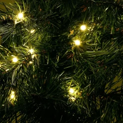 Guirnalda De Abeto Deluxe 270 Cm Con 200LEDs, 25 Cm Ø