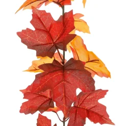 Guirnalda De Arce Artificial Naranja - Marrón 180 Cm