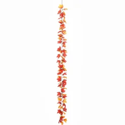 Guirnalda De Arce Artificial Naranja - Marrón 180 Cm