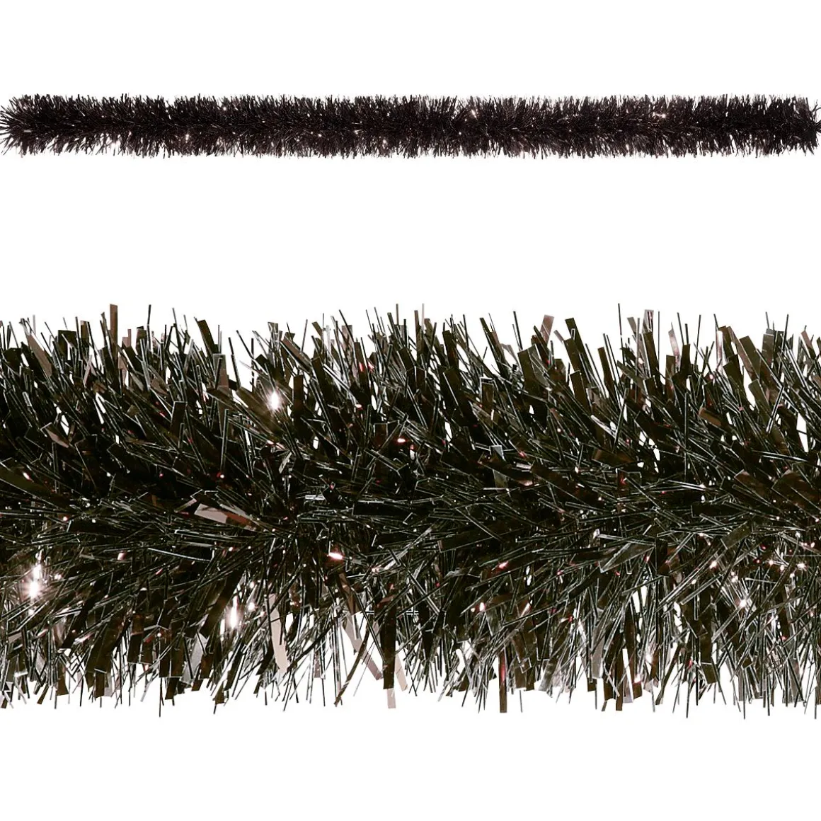Guirnalda De Espumillón Negro Ø 12 Cm