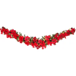 Guirnalda De Facón „Poinsettia“, 180 Cm