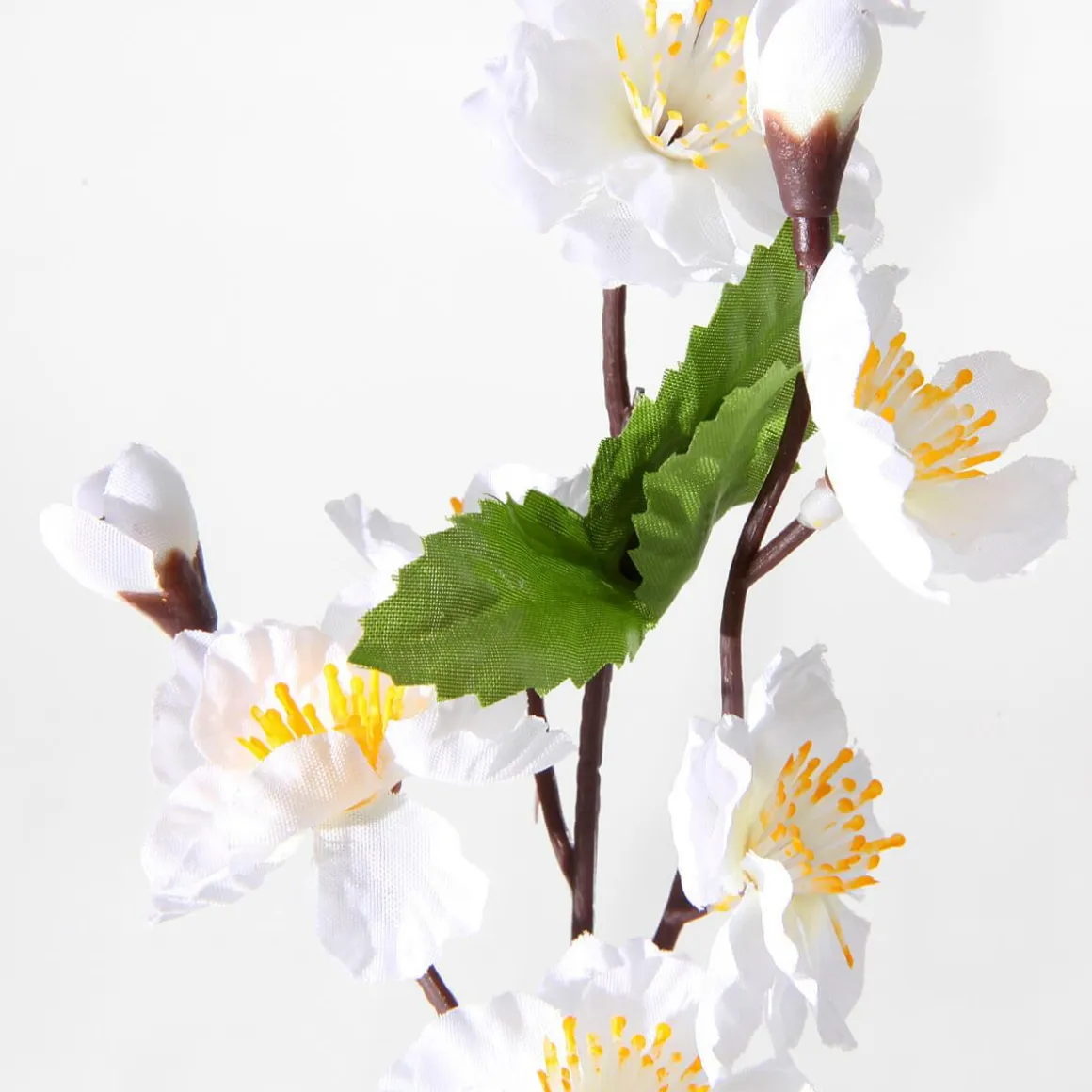 Guirnalda De Flores De Manzano Decorativa, Color Blanco