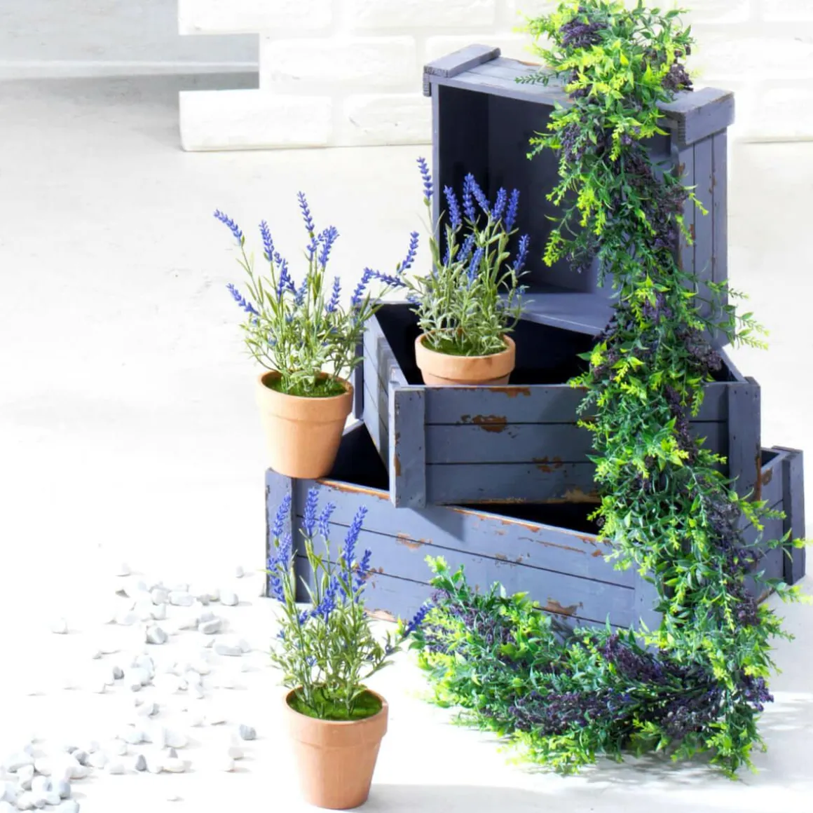 Guirnalda De Lavanda Artificial, Longitud 135 Cm