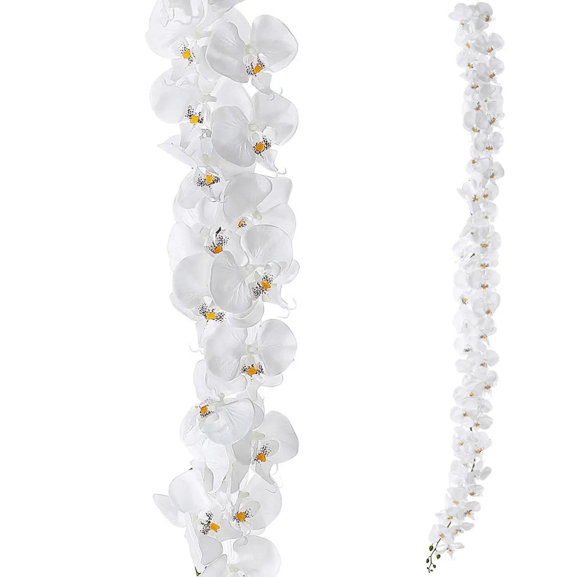 Guirnalda De Orquídeas Artificiales Blancas 175 Cm