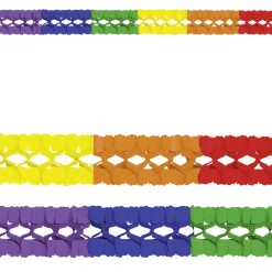 Guirnalda De Papel De Colores "Carnaval" 4 M De Largo