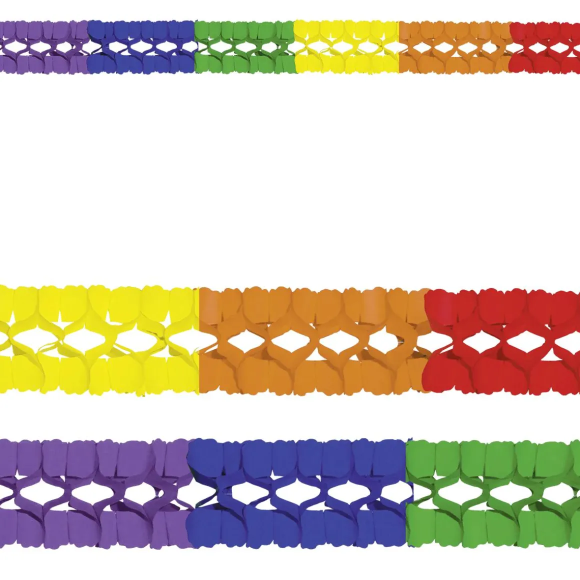Guirnalda De Papel De Colores "Carnaval" 4 M De Largo
