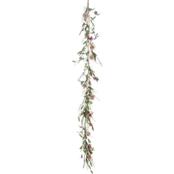 Guirnalda De Rosas De Eucalipto Artificial 183 Cm