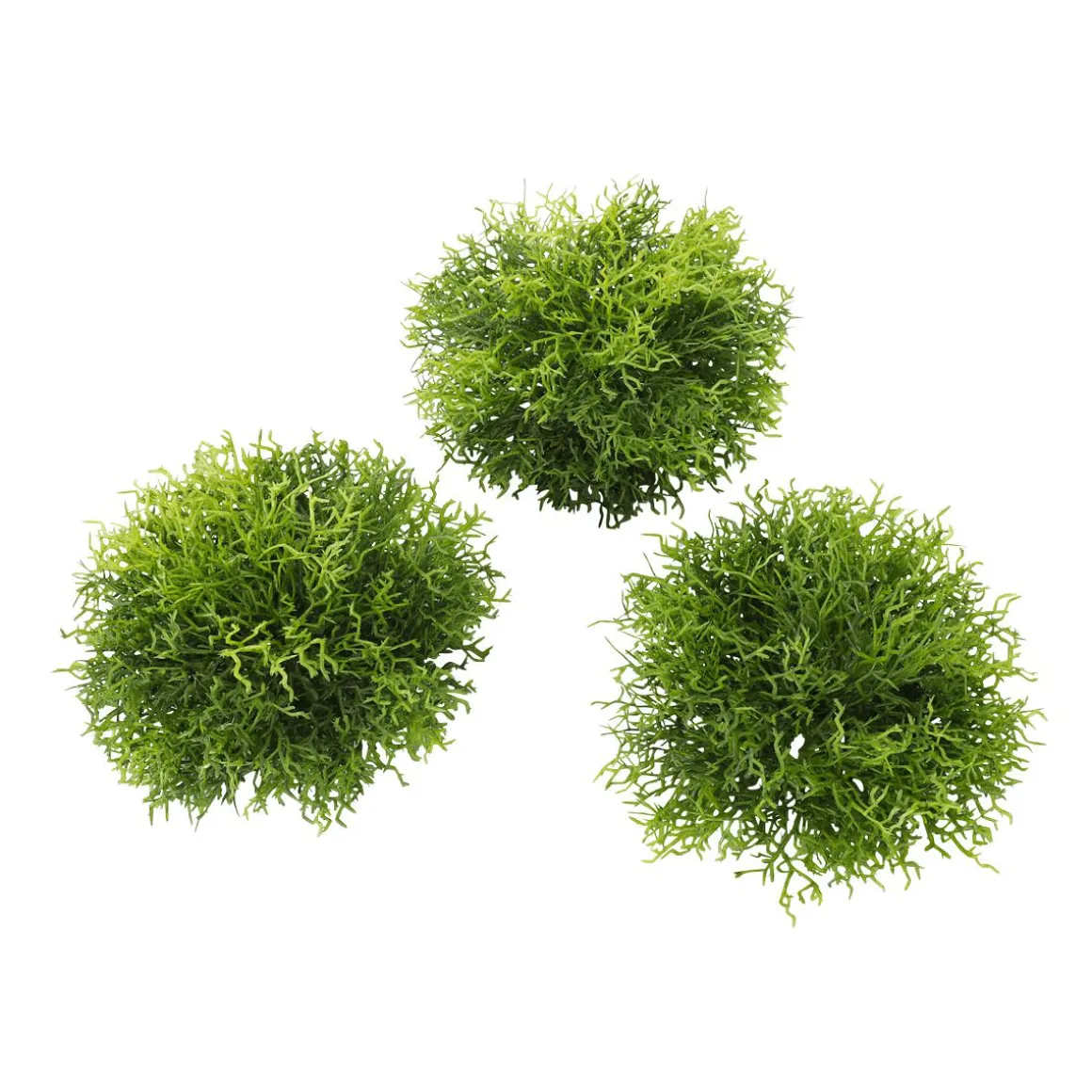 Hemisferios De Musgo Artificial Paquete 3 Piezas
