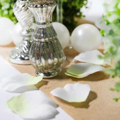 Hojas De Rosas Blancas, 100 Piezas