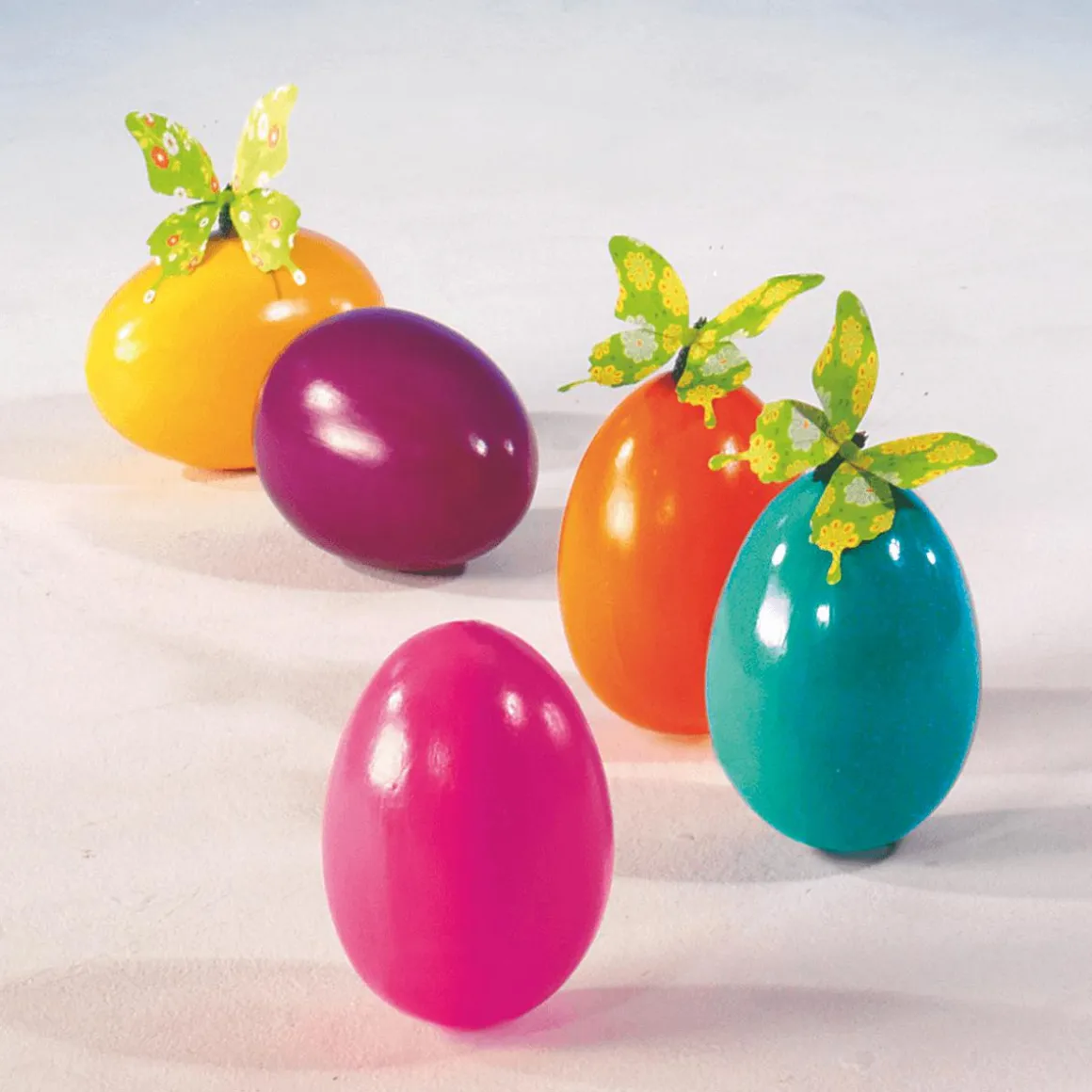 Huevo De Pascua Decorativo Fucsia, 18 Cm