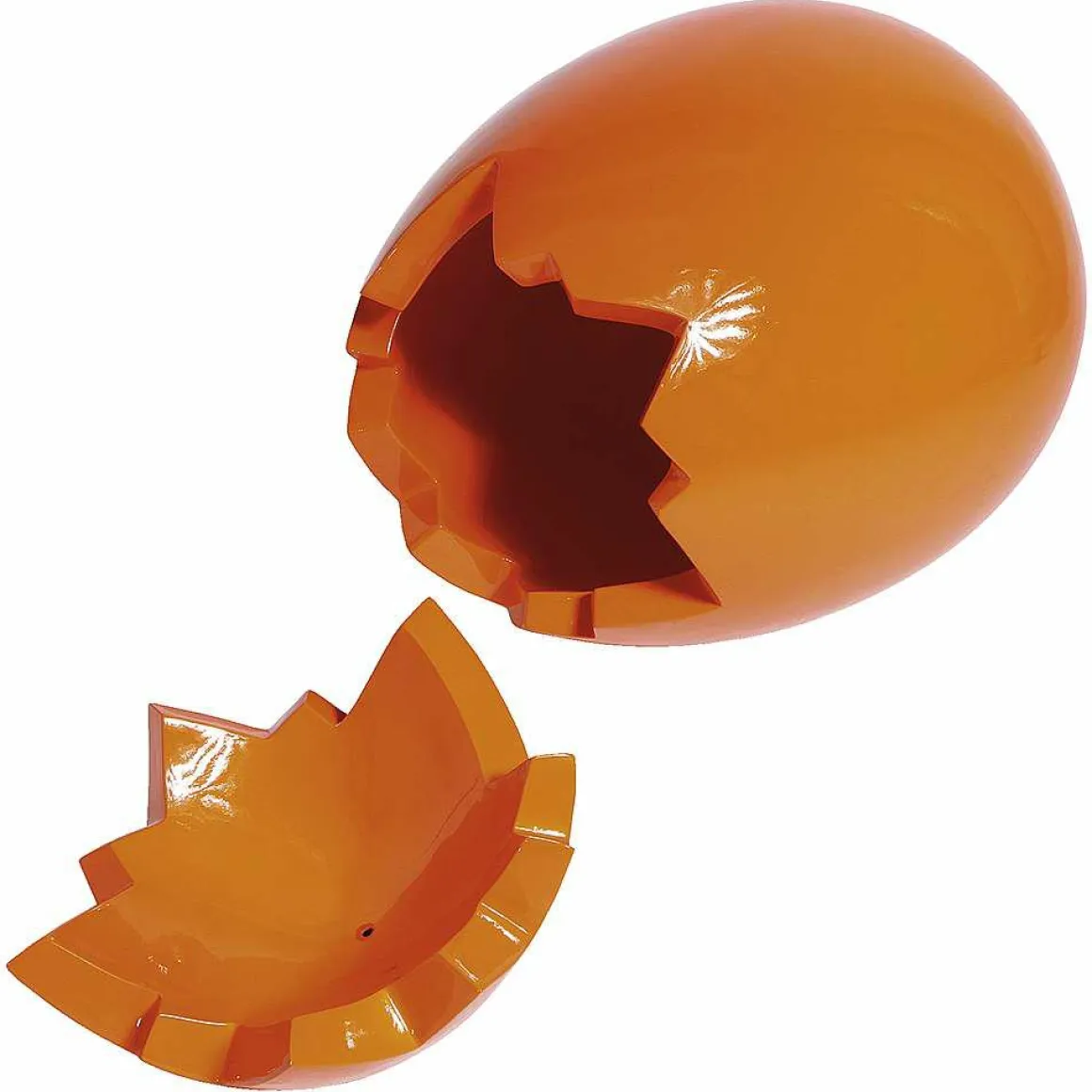 Huevo De Pascua Decorativa, Longitud 70 Cm, Naranja