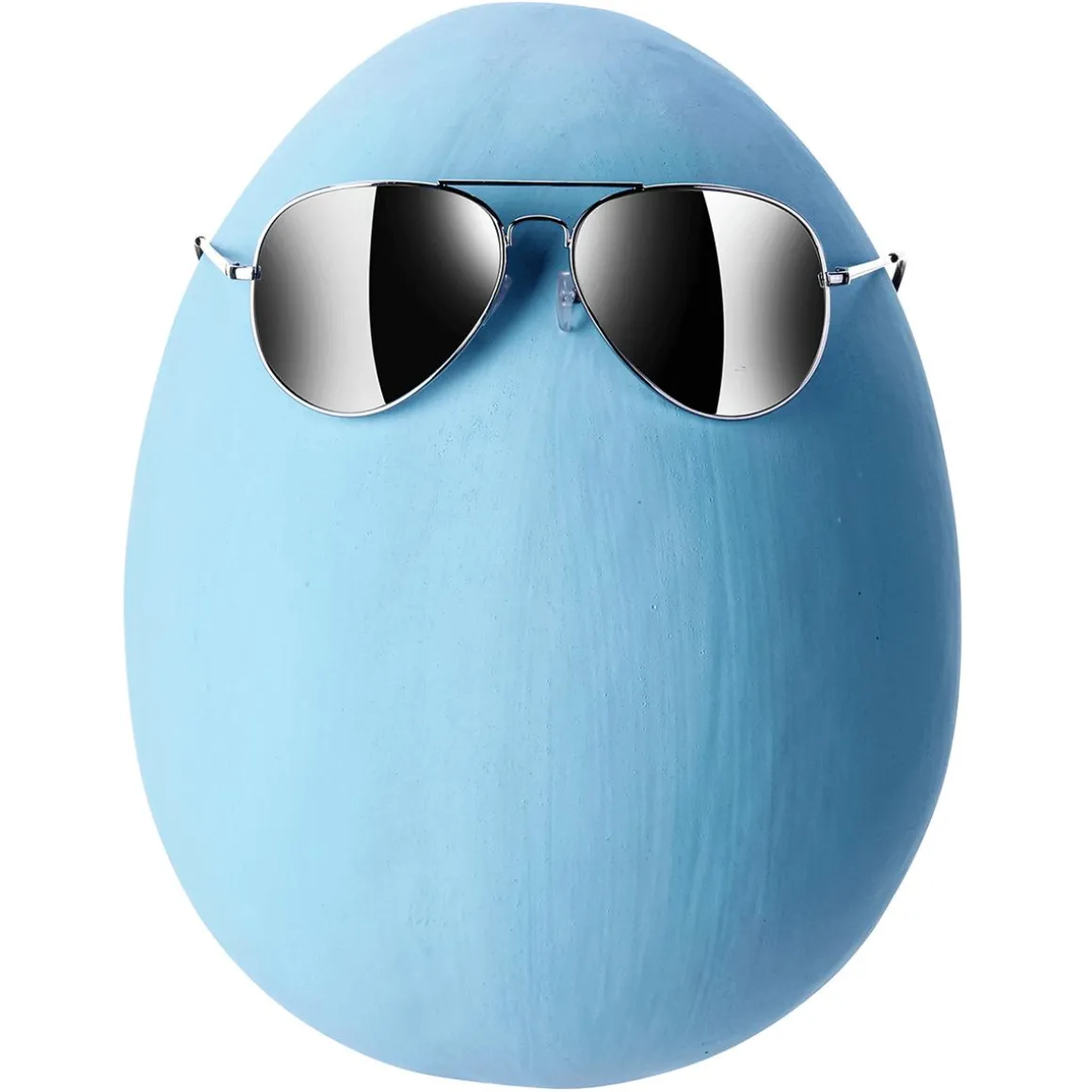 Huevo De Pascua Gigante, Color Azul Claro, 30 Cm