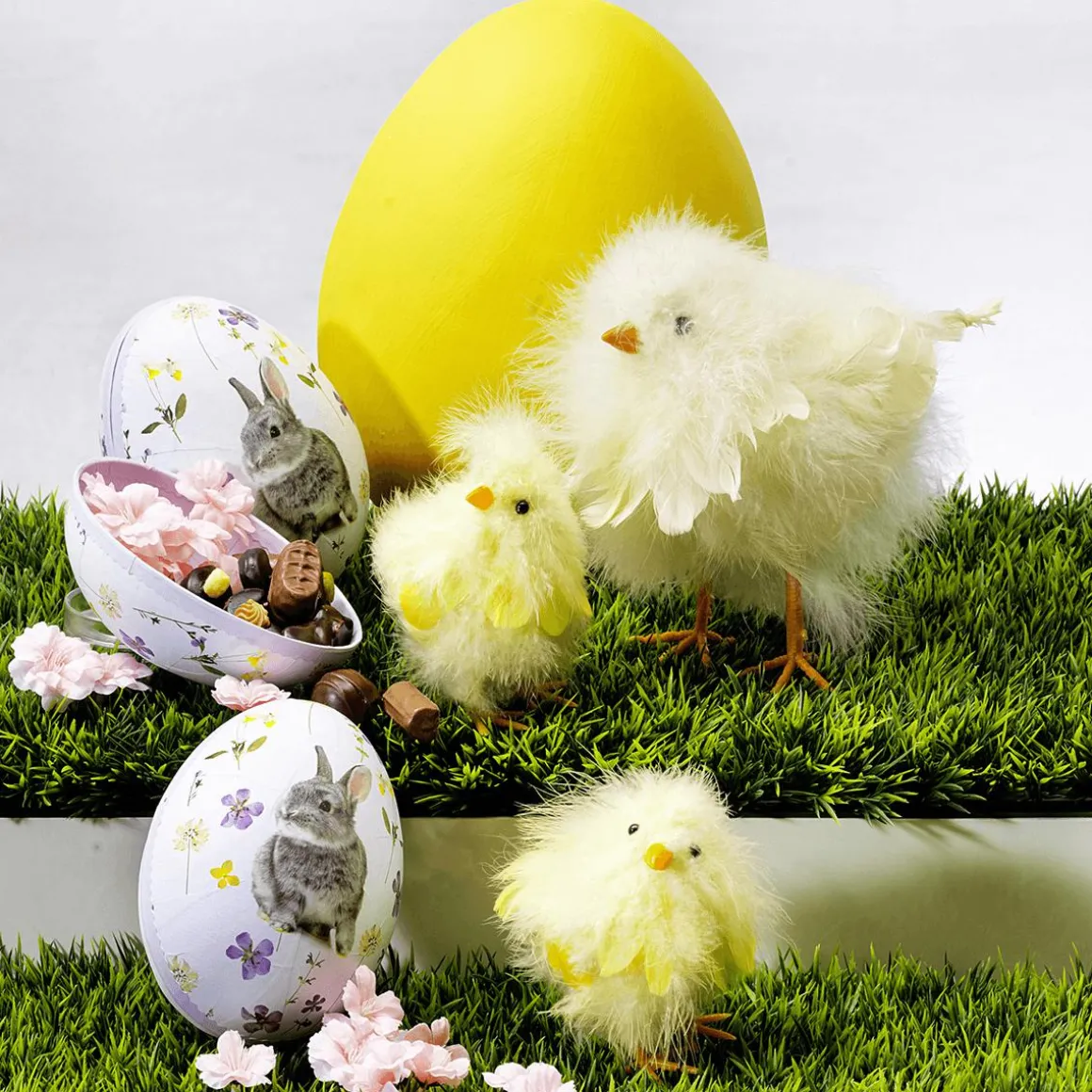 Huevo De Pascua Gigante Decorativo, Color Amarillo, 30 Cm