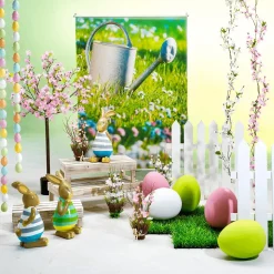 Huevo De Pascua Gigante Decorativo, Color Rosa, 30 Cm