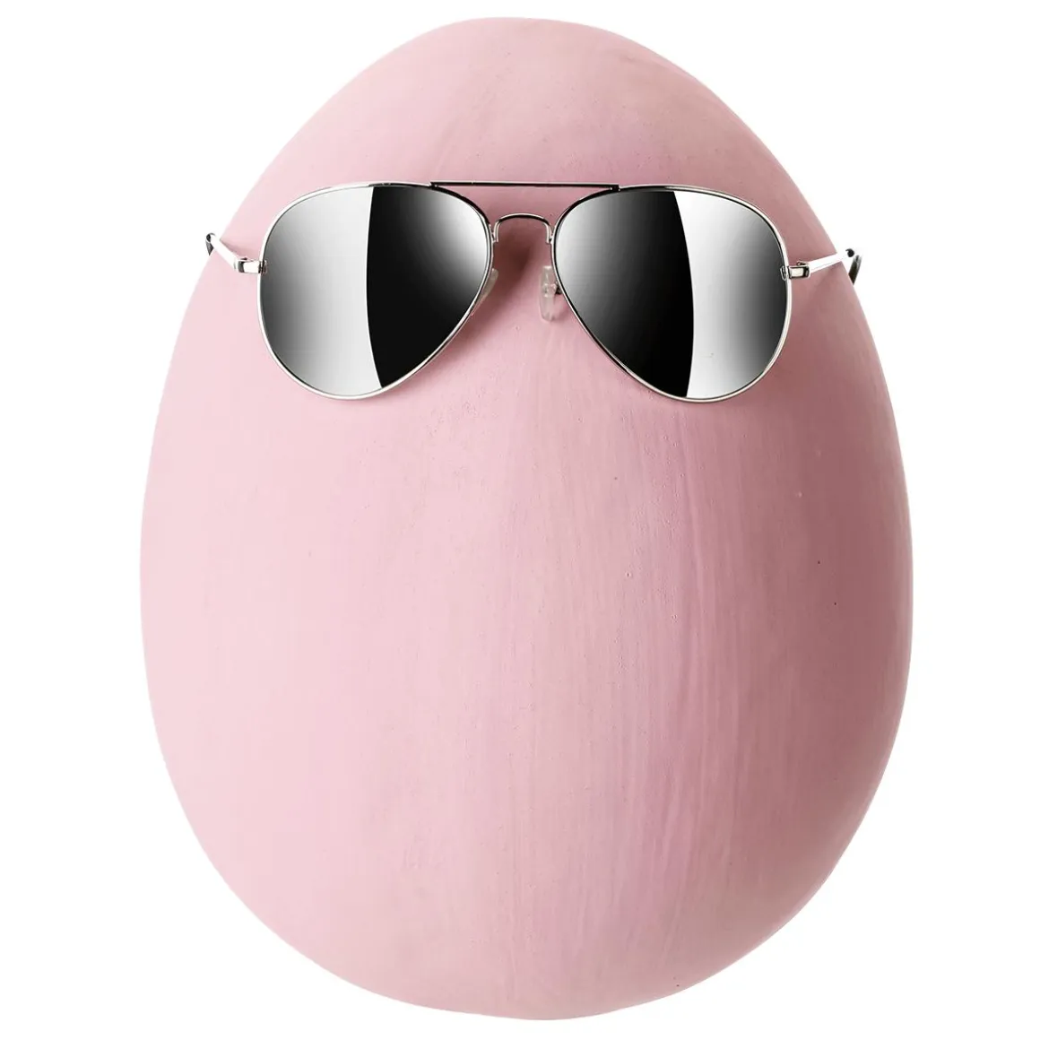 Huevo De Pascua Gigante Decorativo, Color Rosa, 30 Cm