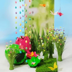Huevos De Pascua Decorativos 6 Cm, Con Puntos, 6 Piezas