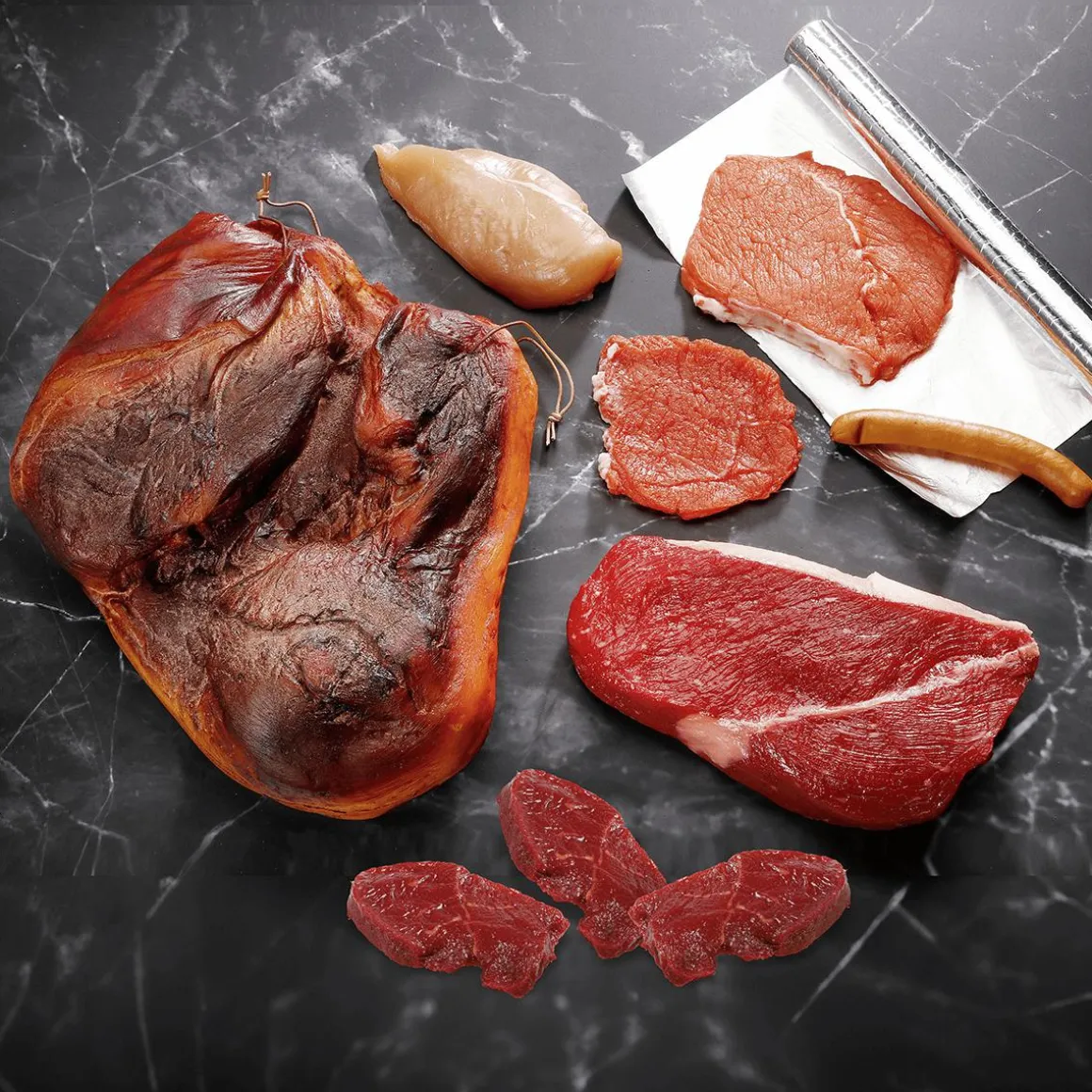 Imitación De Carne De Ternera Cruda 17 Cm