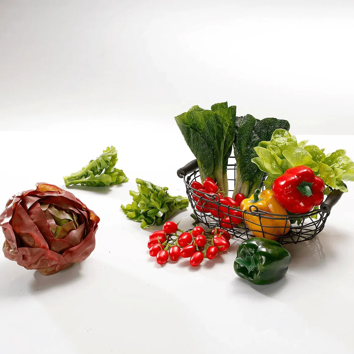 Imitación De Ensalada De Rúgula, Ø 16 Cm, 2 Piezas