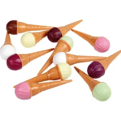 Imitación De Helado Con Gofre, 12 Piezas
