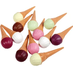 Imitación De Helado Con Gofre, 12 Piezas