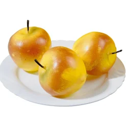 Imitación De Manzanas Amarillas, 3 Piezas