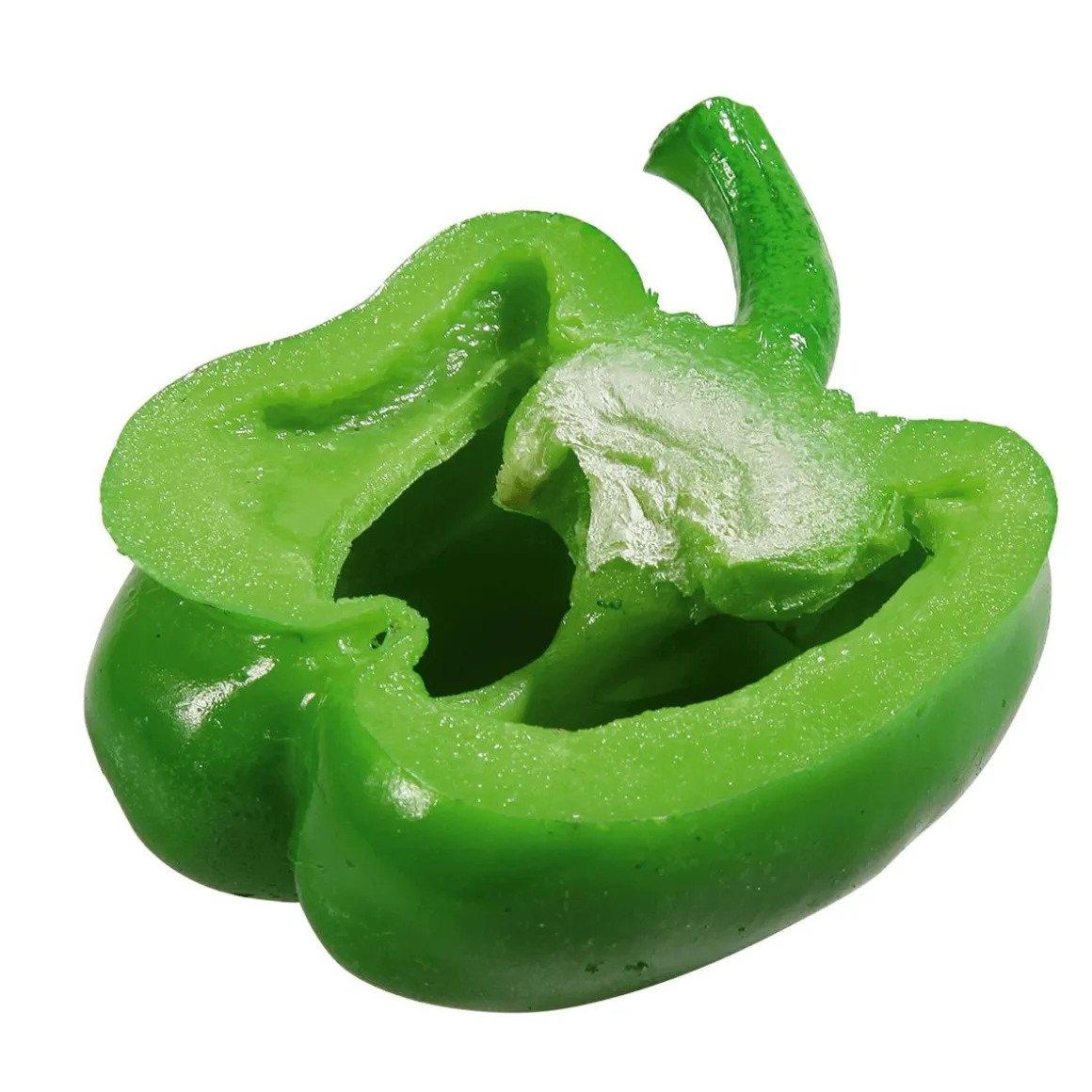 Imitación De Medio Pimentón, Verde 6,5 Cm