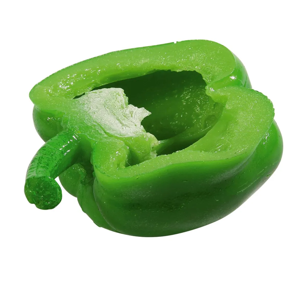 Imitación De Medio Pimentón, Verde 6,5 Cm