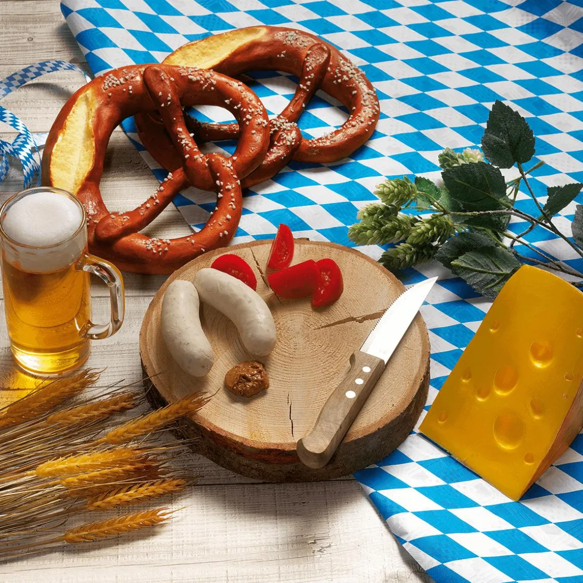 Imitación De Pretzel De Oktoberfest 27 Cm
