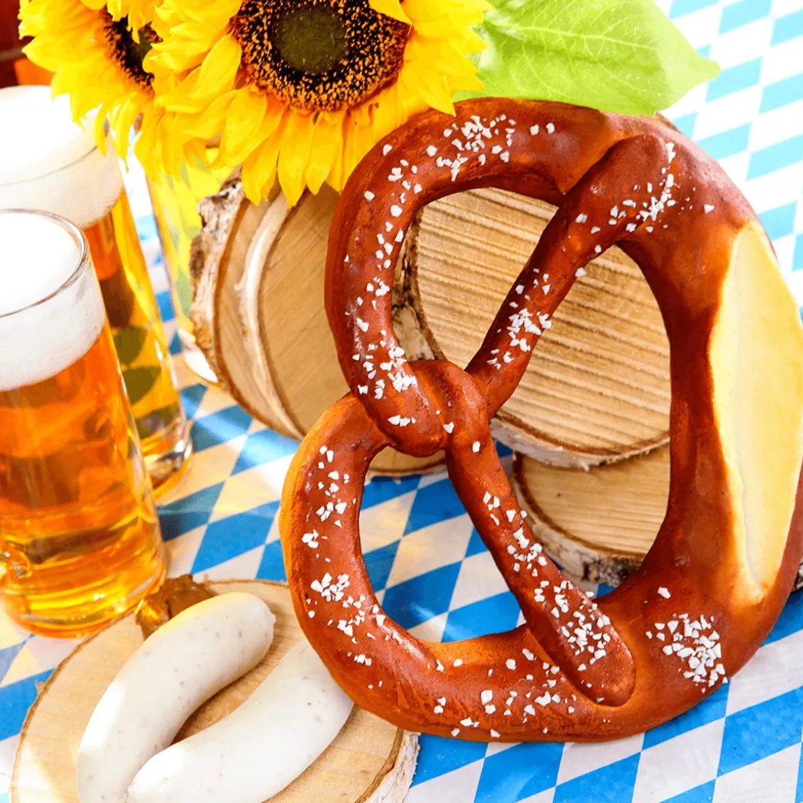 Imitación De Pretzel De Oktoberfest 27 Cm