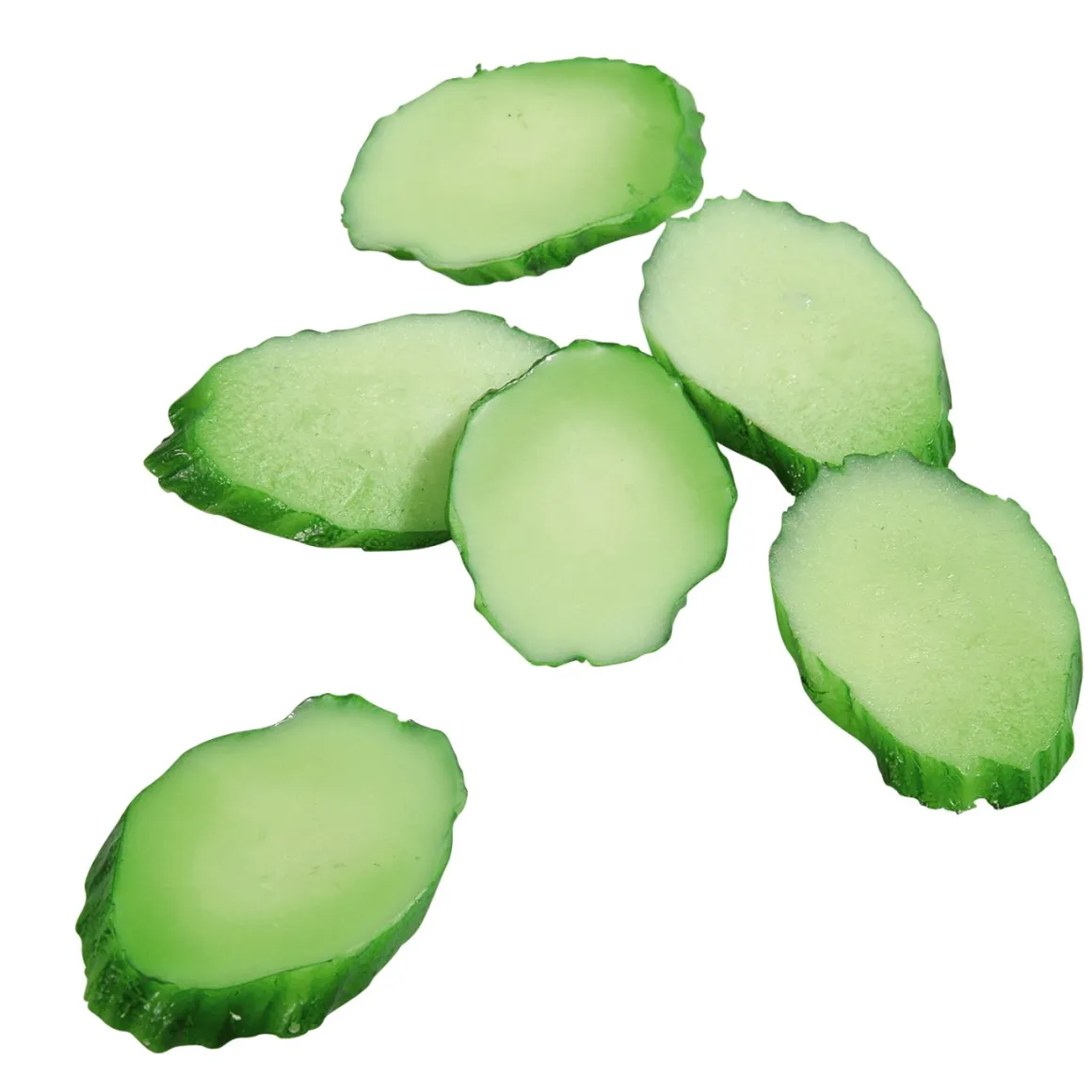 Imitación De Rebanadas De Pepino, 6 Piezas