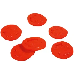 Imitación De Rebanadas De Tomate, 6 Piezas